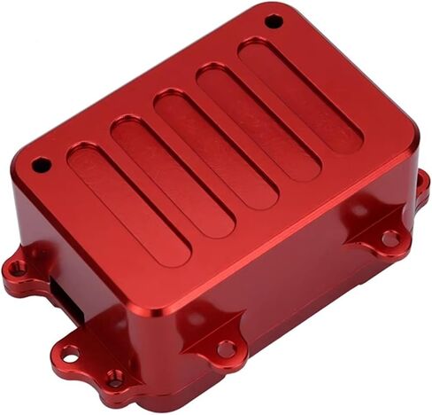 أجزاء إصلاح RC متوافقة مع SCX10 1/10 RC مركبة مركبة المتلقي المعدني مربع ESC مربع مربع الالتزامات قطع الغيار in Kuwait