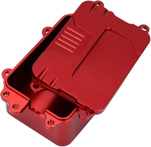 أجزاء إصلاح RC متوافقة مع SCX10 1/10 RC مركبة مركبة المتلقي المعدني مربع ESC مربع مربع الالتزامات قطع الغيار in Kuwait
