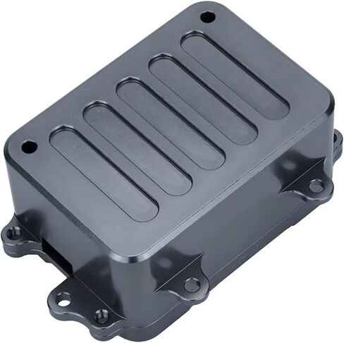 أجزاء إصلاح RC متوافقة مع SCX10 1/10 RC مركبة مركبة المتلقي Metal Box مربع مربع مربع أجزاء الالتزامات الاحتياطية in Kuwait
