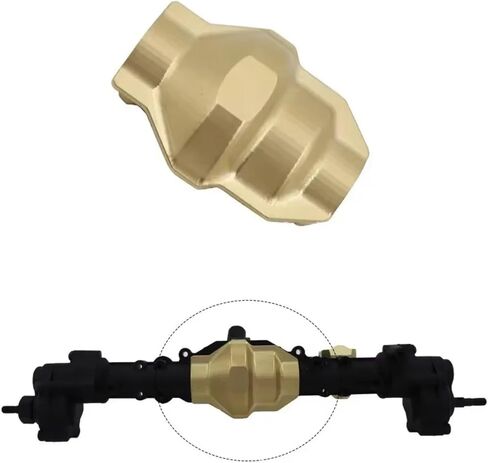 RC Parts CAR متوافقة مع Yikong YK4102 YK4103 YK4082 1/8 1/10 RC Crawler Car Carger Diff Diff Case Bract Axle Beacle Case (2pcs) in Kuwait
