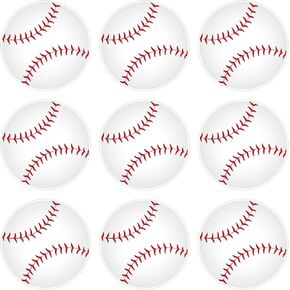 OUNENO 45 Pcs Baseball Cutouts Sports Ball Cutouts for Bulletin Board Sport Classroom Baseball Birthday Baby Shower Party Decoration Paper Baseball Cutouts for DIY Kids Projects Crafts in Saudi Arabia