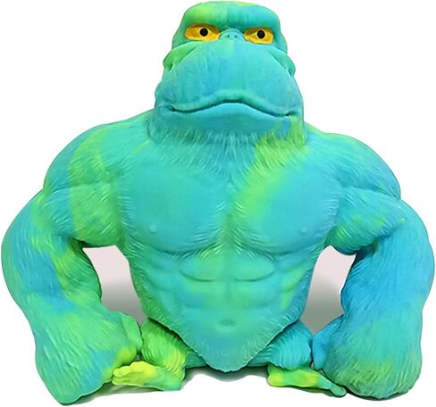 Stretchy Squishy Monkey Squeeze Toy Funny Gorilla Squishy Toy Stress Relief and Sensory Decompression Toy for Kids/Adults,Green in Kuwait