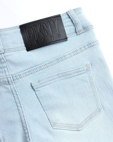 جينز DKNY للفتيات - جينز جيجينج من الدنيم فائق التمدد - جينز كاجوال نحيف للفتيات (7-14) in Kuwait