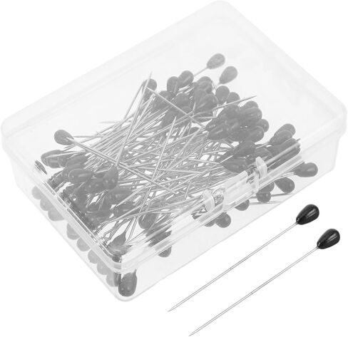 STOBOK 100pcs Teardrop Pearlized Head Pins for Sewing and Quilting Durable Straight Pins for Fabric Dressmaking DIY Crafts and Precision Handling Boost Sewing Efficiency and Accuracy in Saudi Arabia