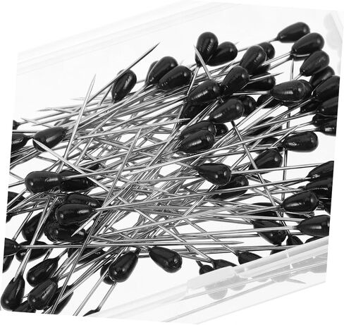 STOBOK 100pcs Teardrop Pearlized Head Pins for Sewing and Quilting Durable Straight Pins for Fabric Dressmaking DIY Crafts and Precision Handling Boost Sewing Efficiency and Accuracy in Saudi Arabia