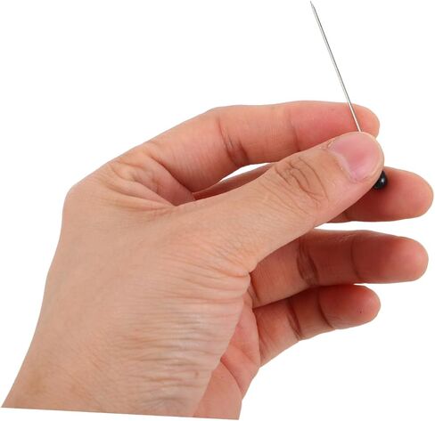 NUOBESTY 100pcs Teardrop Pearl Head Pins Large Safety Pins for Sewing Quilting and DIY Crafts Precision Handling Optimal and Enhanced Efficiency for Fabric Dressmaking in Saudi Arabia