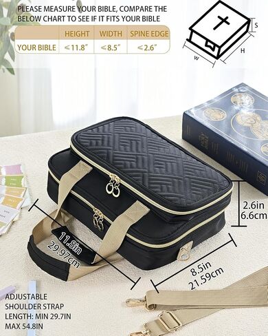 Zhitthome Bible Cover for Women Bible Journaling Kit ، 12 Highlighter in Saudi Arabia