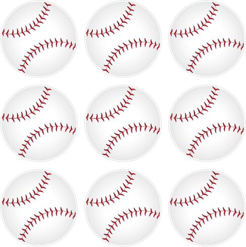 Ouneno 45 PCS Baseball Cetouts Sports Ball Clutouts for Bulletin Sport Classroom Baseball Birthday Baby Shower Party Paper Paper Baseball Clants for DIY Kids Projects in Saudi Arabia