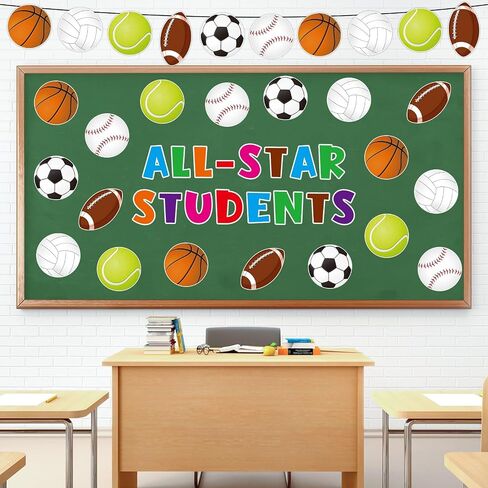 Ouneno 45 PCS Baseball Cetouts Sports Ball Clutouts for Bulletin Sport Classroom Baseball Birthday Baby Shower Party Paper Paper Baseball Clants for DIY Kids Projects in Saudi Arabia