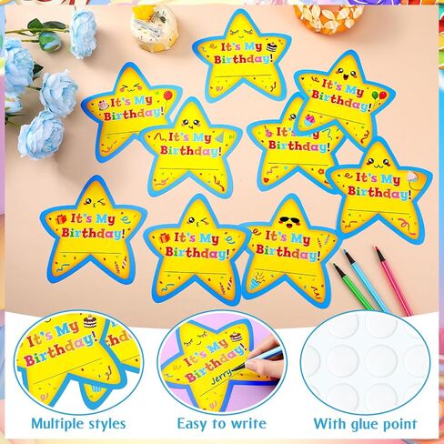 144 PCS إنه نجم عيد ميلادي شارات لاصقة ملصق عيد ميلاد النجمة تعليم القواطع لزخارف ألواح نشرة الفصول الدراسية مع 300 نقطة ملصق in Saudi Arabia
