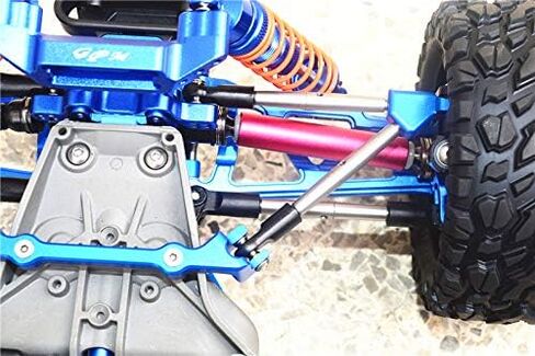 11pc مجموعة ترقيات قضبان ربط الألومنيوم مع تثبيت C-Hub Traxxas 1/10 Rustler 4x4 VXL67076-4 RC CARS بواسطة GPM (أخضر) in Saudi Arabia