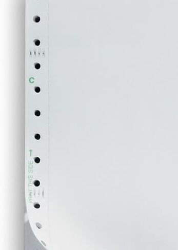 ورقة كمبيوتر Staples ، 9 1/2 "× 11" ، مثقبة ، أبيض فارغ ، 15 رطل ، 3200/صندوق in Kuwait