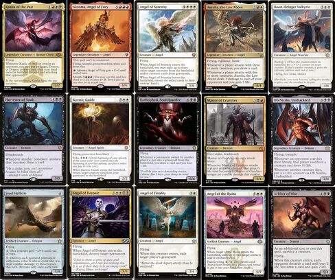 قائد النخبة Deck - Angel Demon Dragon - Kaalia of the Vast - Mardu Black Red White - EDH CEDH - 100 Card - Custom MTG Deck - قوي جدًا! in Saudi Arabia