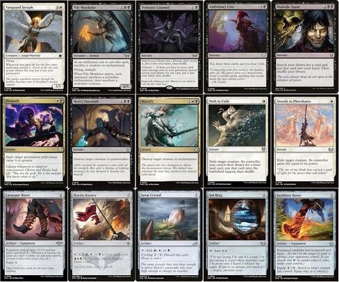 قائد النخبة Deck - Angel Demon Dragon - Kaalia of the Vast - Mardu Black Red White - EDH CEDH - 100 Card - Custom MTG Deck - قوي جدًا! in Saudi Arabia