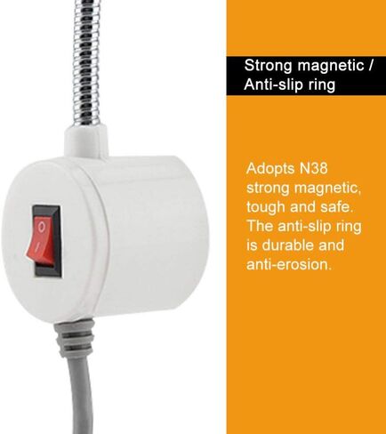FDIT 30LED 2W Machine Machine Light مصباح عمل مع قاعدة مغناطيسية لضوء النهار مصباح مصباح مصباح مصباح مصباح مصباح متعدد الوظائف (US-Plug) in Saudi Arabia