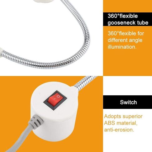 FDIT 30LED 2W Machine Machine Light مصباح عمل مع قاعدة مغناطيسية لضوء النهار مصباح مصباح مصباح مصباح مصباح مصباح متعدد الوظائف (US-Plug) in Saudi Arabia