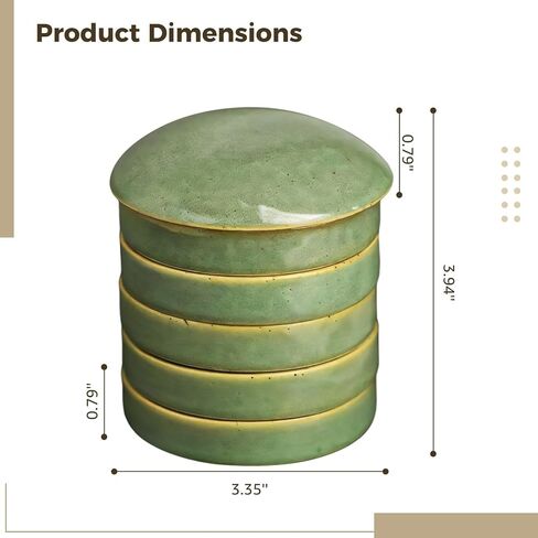 Ceramic Watercolor Mixing Tray, 5-Piece Set With Lid, Traditional Chinese Design, Elegant Palette For Ink & Watercolor Painting in Saudi Arabia