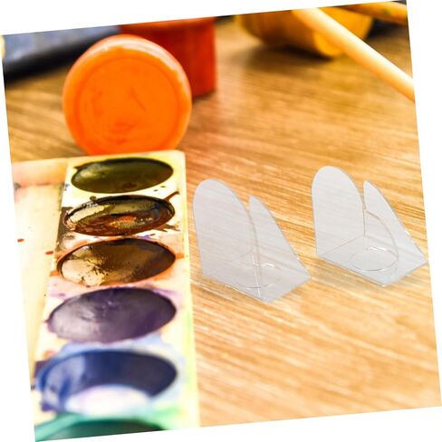 2Pcs Acrylic Color Mixing Palette Lightweight Art Paint Box for Easy Cleanup for Amateur Professional Artists for DIY Painting Projects in Kuwait