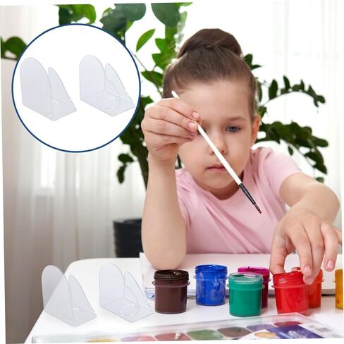 2Pcs Acrylic Color Mixing Palette Lightweight Art Paint Box for Easy Cleanup for Amateur Professional Artists for DIY Painting Projects in Kuwait