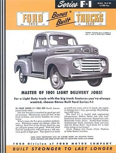 MACS Auto Parts 48-33046 كتيب مبيعات شاحنات بيك آب - F1 Foldout in Kuwait