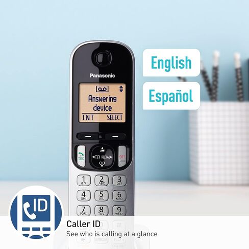 Panasonic KX-TGC222B Answering System with 2 Handsets (Renewed) (KX-TGC222S BLACK) in Saudi Arabia