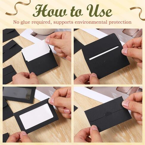 150 Packs Window Gift Card Envelopes, 3.9 X 2.4 Inch Gift Card Sleeves, Mini Envelopes for Gifts Cards Weddings Favors Party Favors in Saudi Arabia