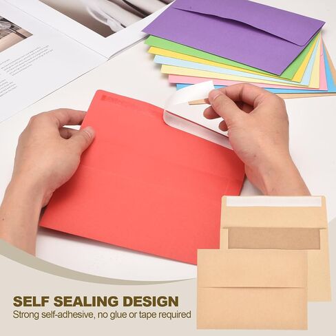 PATIKIL 50Pack Grass Green 5x7 Blank Cards and Envelopes, Self Seal A7 Envelopes with Folded Cardstock Small for Greeting Cards Wedding Greeting Birthday Invitations Letter Mailing in Saudi Arabia
