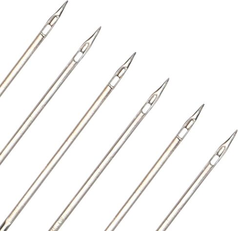 Sewing Machine Stitches, Twin Needles 3Pcs Convinient Stainless Steel for Sewing Accessories for Decorative Threads(Double Needle 4MM-3 pcs/Bag) in Saudi Arabia