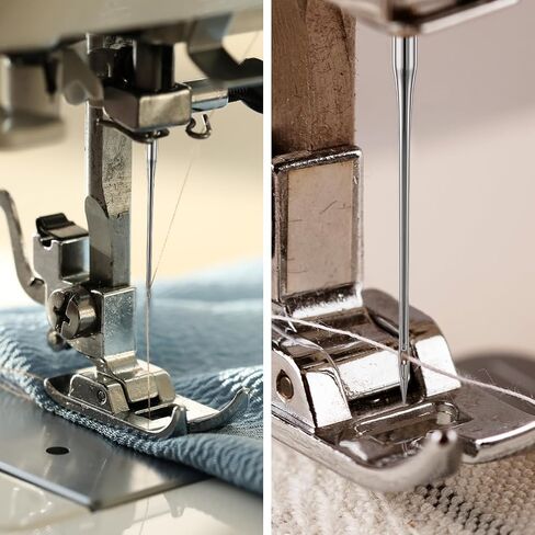 50 PCS Universal Sewing Machine Needles, Heavy Duty Denim Sewing Machine Needles Compatible with Kind of Household Sew Machines, Size 75/11, 80/12, 90/14, 100/16, 110/18 in Saudi Arabia