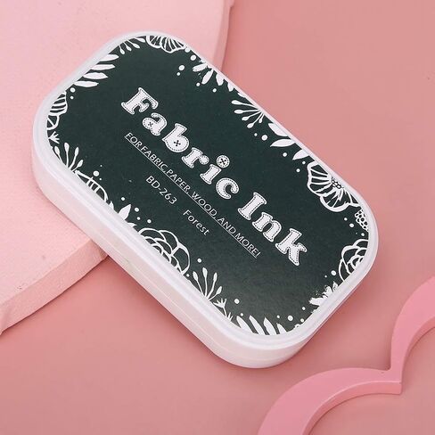 Stamp Ink Pads for Rubber Stamps, Stamp Pads for Card Making Wood Fabric and Paper(Forest Green) in Saudi Arabia