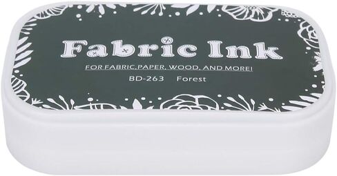 Stamp Ink Pads for Rubber Stamps, Stamp Pads for Card Making Wood Fabric and Paper(Forest Green) in Saudi Arabia