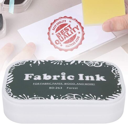 Stamp Ink Pads for Rubber Stamps, Stamp Pads for Card Making Wood Fabric and Paper(Forest Green) in Saudi Arabia
