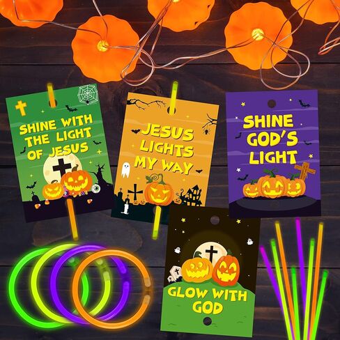 Haooryx First Day of School Gift Glow in the Dark Sticks - 36 Pack Bright School Year Glow Stick Bracelet with Gift Card for Student Reward Kids Back to School Classroom Prizes Party Favor Supply in Saudi Arabia