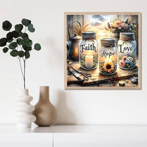 مجموعات الطلاء الماس المربعة ذات الأزهار البرية - لوحات الماس مربعة لوحات زهور ، فن الماس المربع ، لوحة جوهرة الزهرة DIY للبالغين والحرف للهدايا وديكور الجدار المنزلي 12x16inch in Kuwait