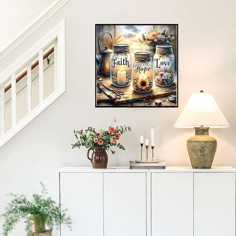 مجموعات الطلاء الماس المربعة ذات الأزهار البرية - لوحات الماس مربعة لوحات زهور ، فن الماس المربع ، لوحة جوهرة الزهرة DIY للبالغين والحرف للهدايا وديكور الجدار المنزلي 12x16inch in Kuwait