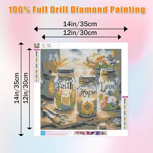 مجموعات الطلاء الماس المربعة ذات الأزهار البرية - لوحات الماس مربعة لوحات زهور ، فن الماس المربع ، لوحة جوهرة الزهرة DIY للبالغين والحرف للهدايا وديكور الجدار المنزلي 12x16inch in Kuwait