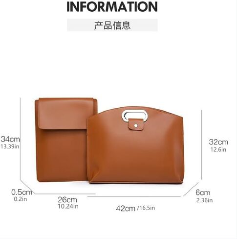 large capacity handbag to work commuting briefcase, in Saudi Arabia