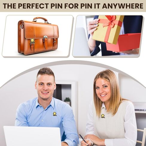 12 Pcs Employee of the Month Lapel Pin 1-12 Month Recognition Excellence in Service Appreciation Pins Team Award Gifts for Employees in Saudi Arabia