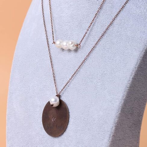 AKHAT 20 Pcs Copper Stamping Blanks Metal Letter Stamps for Jewelry Making Metal Tags and Dog Tag（Antique Bronze Tone, Circle and Oval） in Kuwait