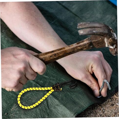 10pcs Elastic Tent Ropes Buckles Portable Tensioner for Wind Rope Outdoor Cord Tightener Hooks in Saudi Arabia