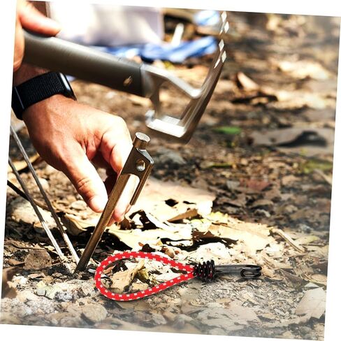 10pcs Elastic Tent Ropes Buckles Portable Tensioner for Wind Rope Outdoor Cord Tightener Hooks in Saudi Arabia