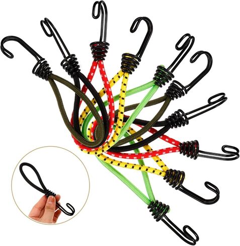 10pcs Elastic Tent Ropes Buckles Portable Tensioner for Wind Rope Outdoor Cord Tightener Hooks in Saudi Arabia