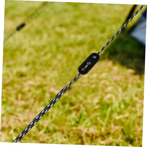 100Pcs Outdoor Tent Rope Tighteners Wind Rope Fasteners Durable Tent Cord Clips for Camping Lightweight and Portable Tent Accessories in Saudi Arabia