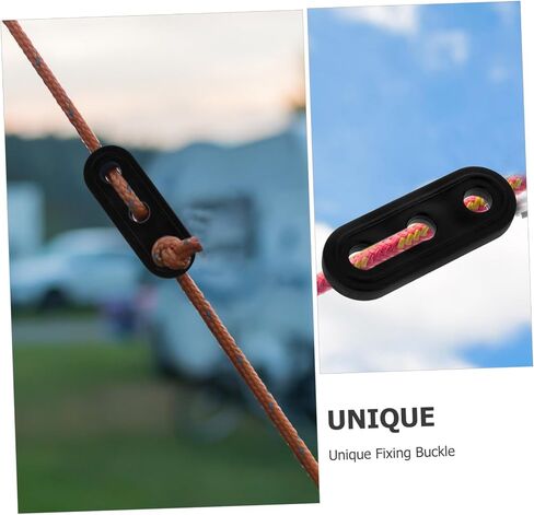 100Pcs Outdoor Tent Rope Tighteners Wind Rope Fasteners Durable Tent Cord Clips for Camping Lightweight and Portable Tent Accessories in Saudi Arabia