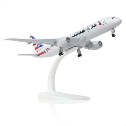 1/300 American 787 Diecast Metal Airplane Model Kits for Boeing 787 Model Plane with Display Stand (7.5-inch L) for Adult Aviation AA Plane Models Gifts or Desktop Decorations in Kuwait