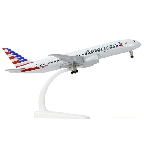 1/300 American 787 Diecast Metal Airplane Model Kits for Boeing 787 Model Plane with Display Stand (7.5-inch L) for Adult Aviation AA Plane Models Gifts or Desktop Decorations in Kuwait