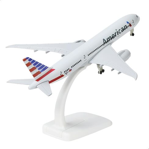 1/300 American 787 Diecast Metal Airplane Model Kits for Boeing 787 Model Plane with Display Stand (7.5-inch L) for Adult Aviation AA Plane Models Gifts or Desktop Decorations in Kuwait