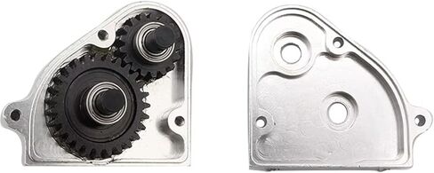 RC CAR Upgrade Parts متوافقة مع MN86 MN86S MN86K MN86KS لـ MN G500 TRANSMISSION TRAFE CASE 1/12 RC CRAWLER UPGRADE Parts (Silver) in Saudi Arabia