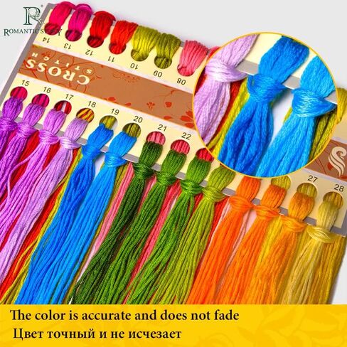 Generic Counted Easy Cross Stitch Kits Sewing Machine Color Stamped Embroidery for Starter Kits DIY 11CT Stamped Patterns Embroidery Needlework Kit Supplies 12 Inch Hoop Included(68-E) in Saudi Arabia