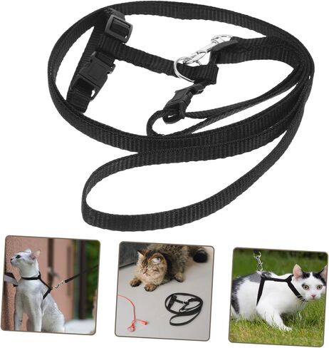 Toyvian 2pcs قابلة للتعديل والقطعة خفيفة الوزن مقاومة للارتداء ملاءمة للمشي في الهواء الطلق الآمنة للقطط الصغيرة والقطط الصغيرة in Saudi Arabia